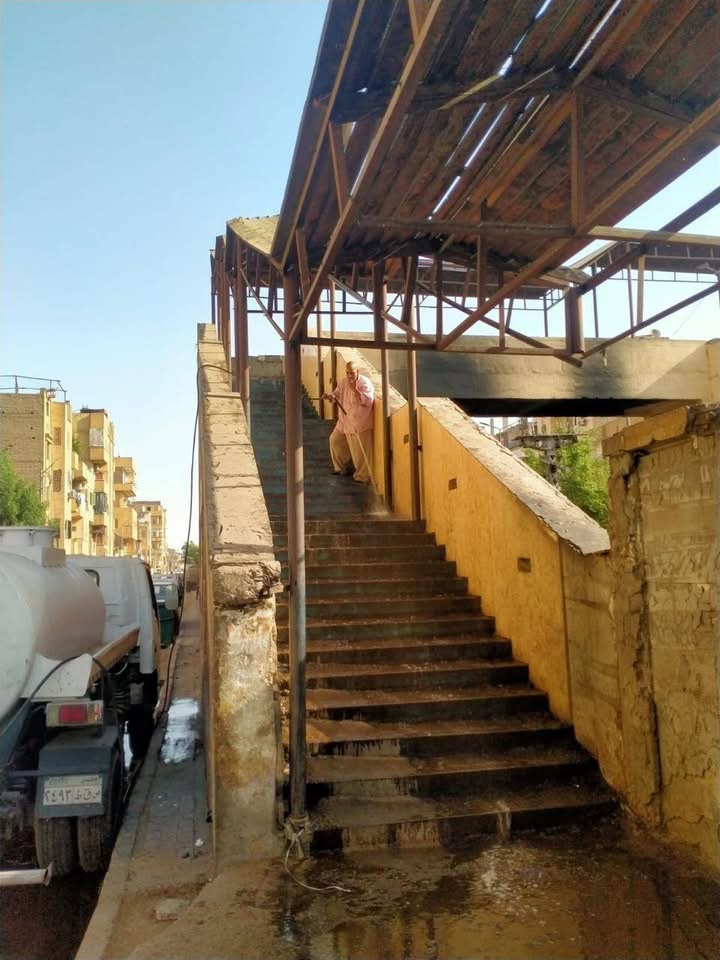 حملة مكبرة وتنظيف كوبري مزلقان القراريش&nbsp;