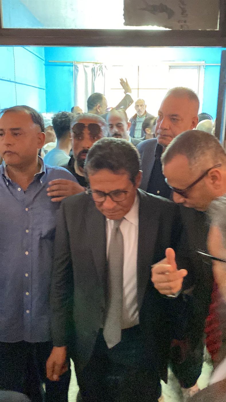 مرشح دائرة مصر القديمة.. المستشار طاهر الخولي يدلي بصوته في انتخابات النواب<br>&nbsp;