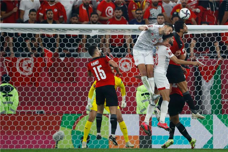 مباراة مصر وتونس في كأس العرب 2021