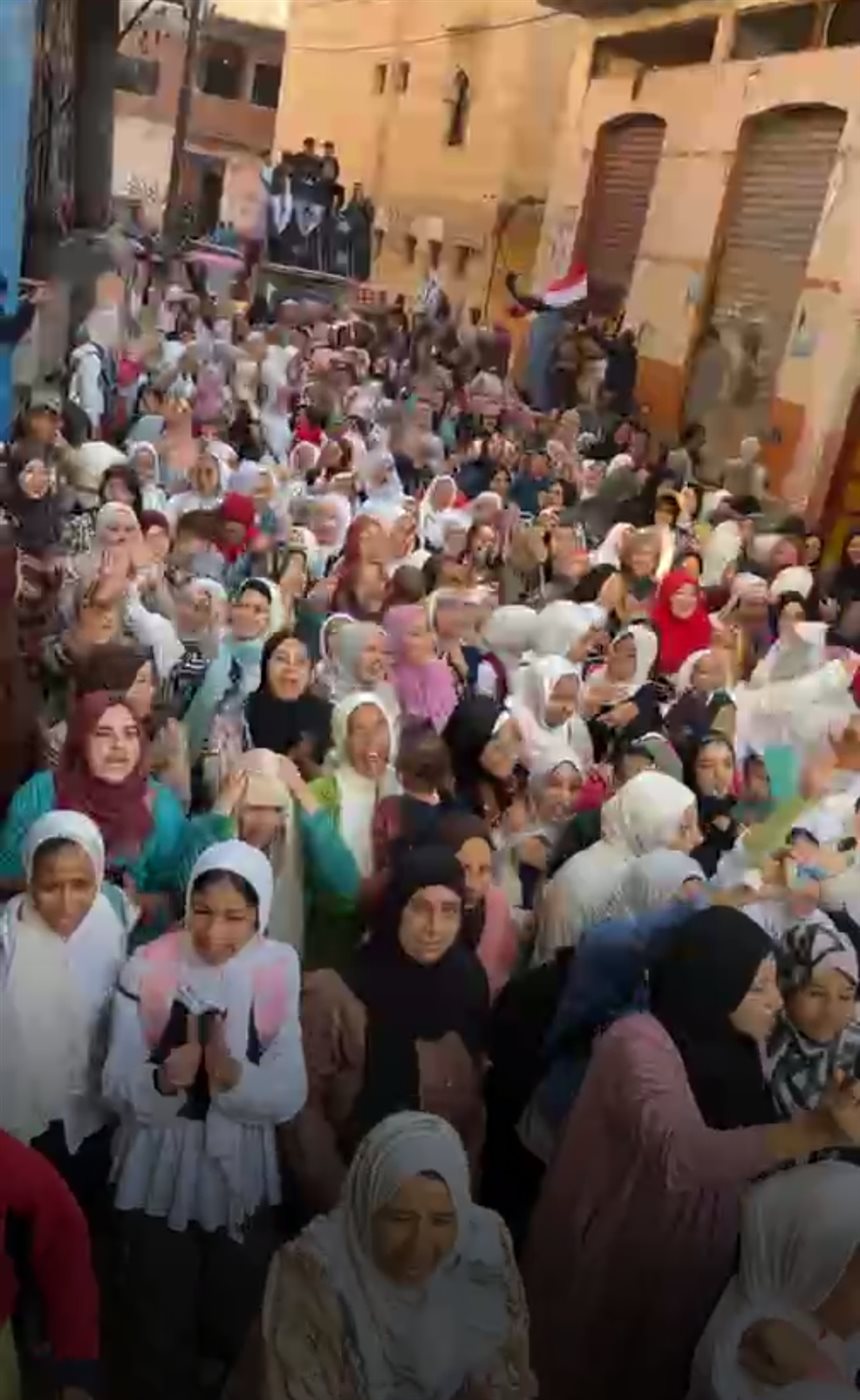 مسيرة نسائية حاشدة في المنوفية&nbsp;