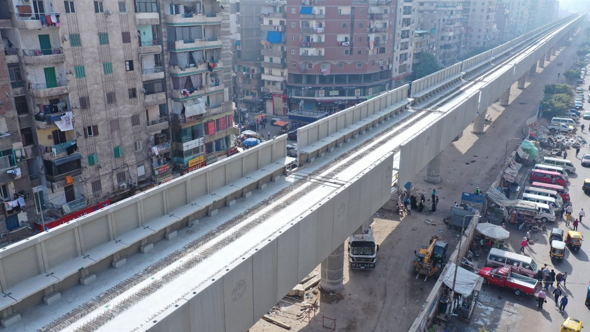 أعمال تنفيذ المرحلة الأولى من مترو الإسكندرية