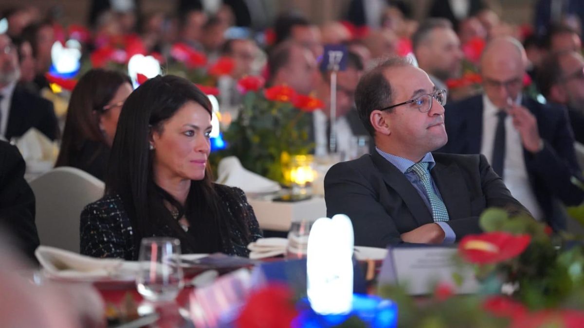 وزير المالية خلال &nbsp;الاحتفال بمرور 20 عامًا على تأسيس شركة إى. فاينانس