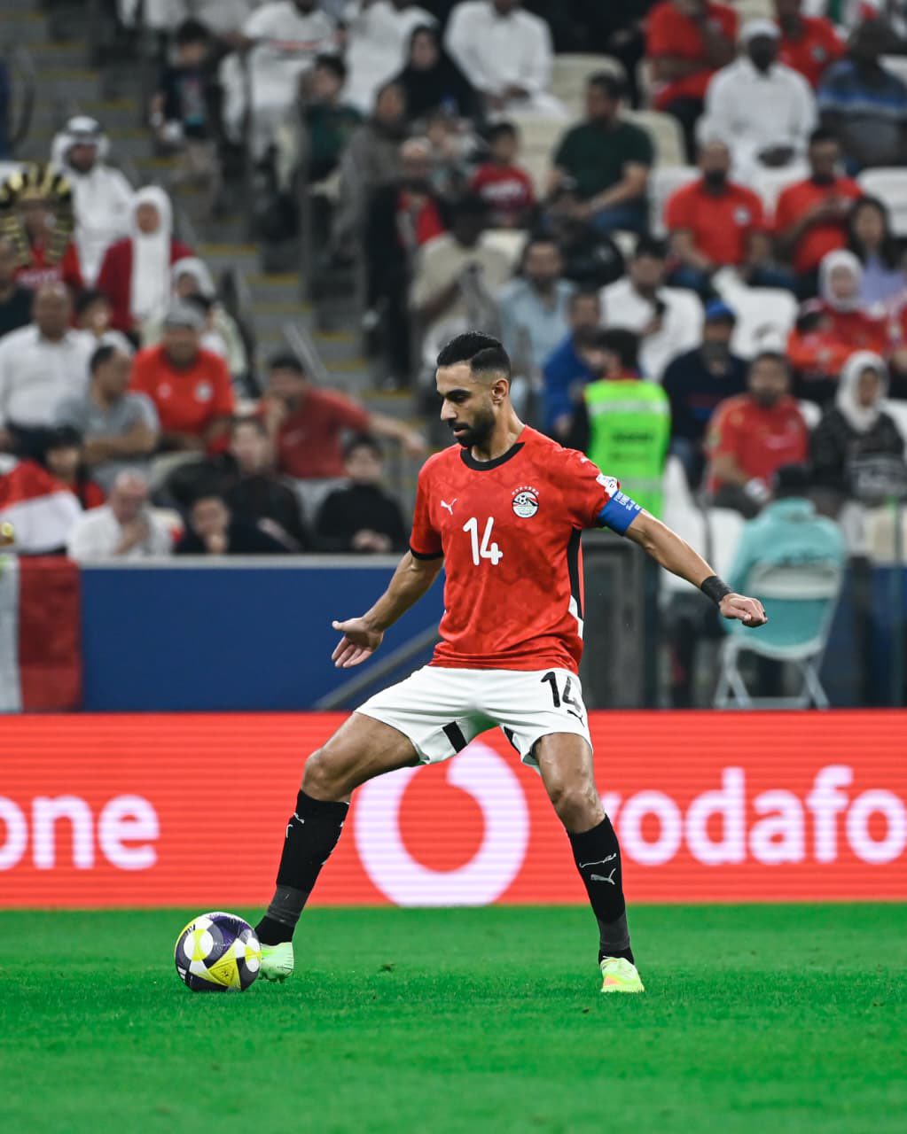 لقطات من مباراة مصر والكويت