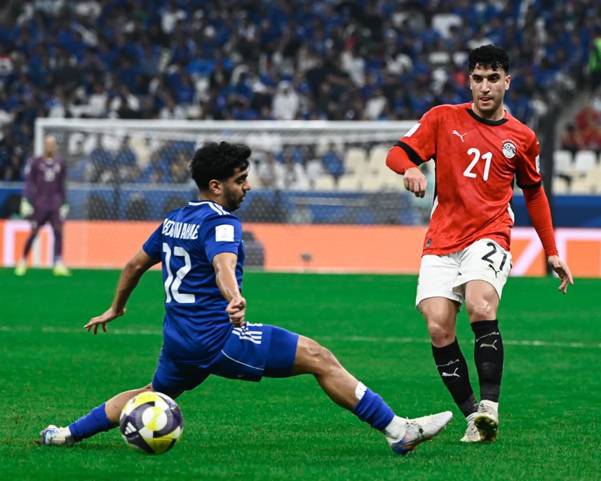لقطات من مباراة مصر والكويت