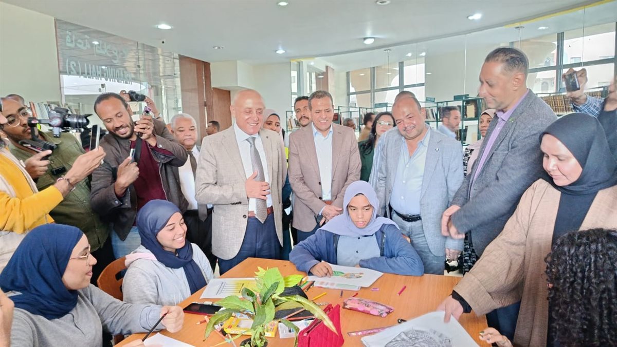 محافظ الأقصر يفتتح أعمال تطوير مكتبة مصر العامة&nbsp;