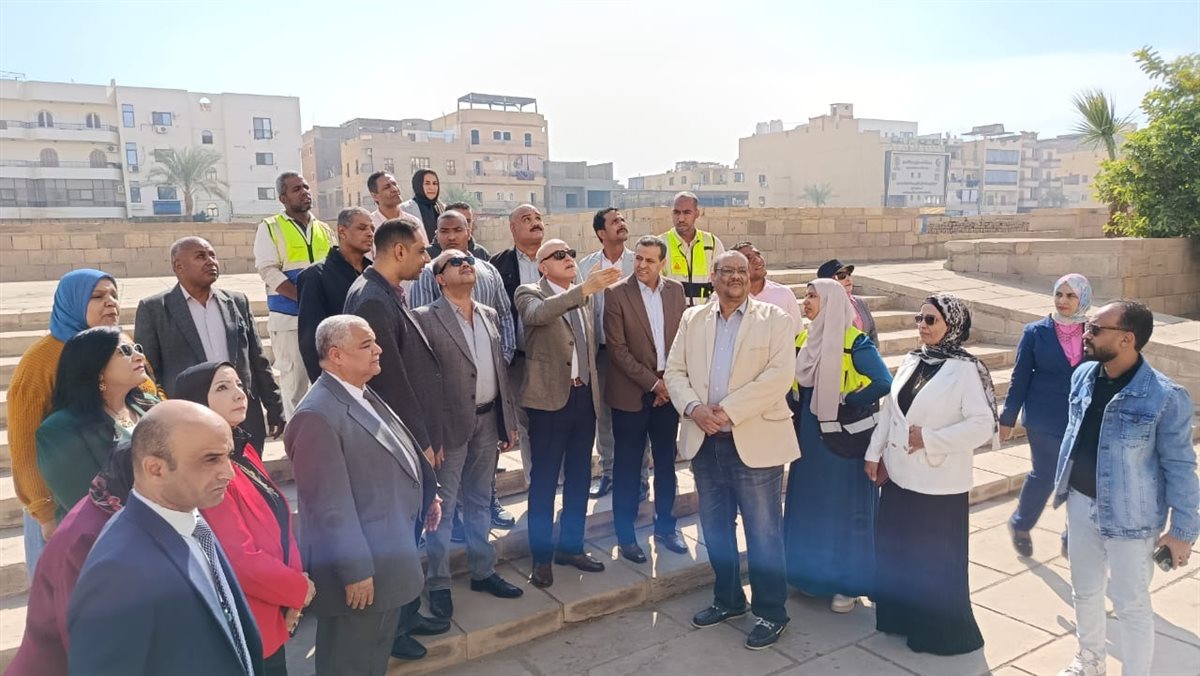 محافظ الأقصر يفتتح أعمال تطوير مكتبة مصر العامة&nbsp;