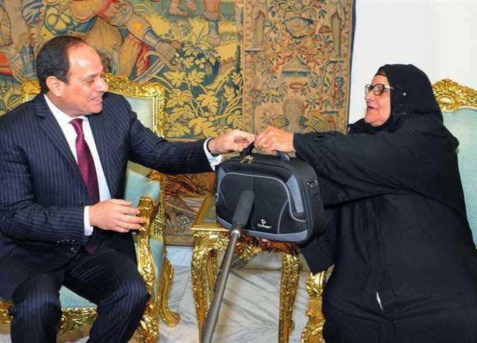الحاجة سبيلة والرئيس السيسي