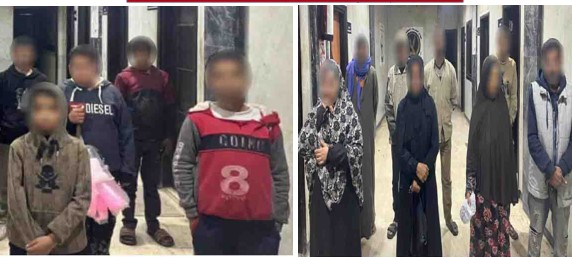 المتهمين باستغلال الأطفال في اعمال التسول&nbsp;