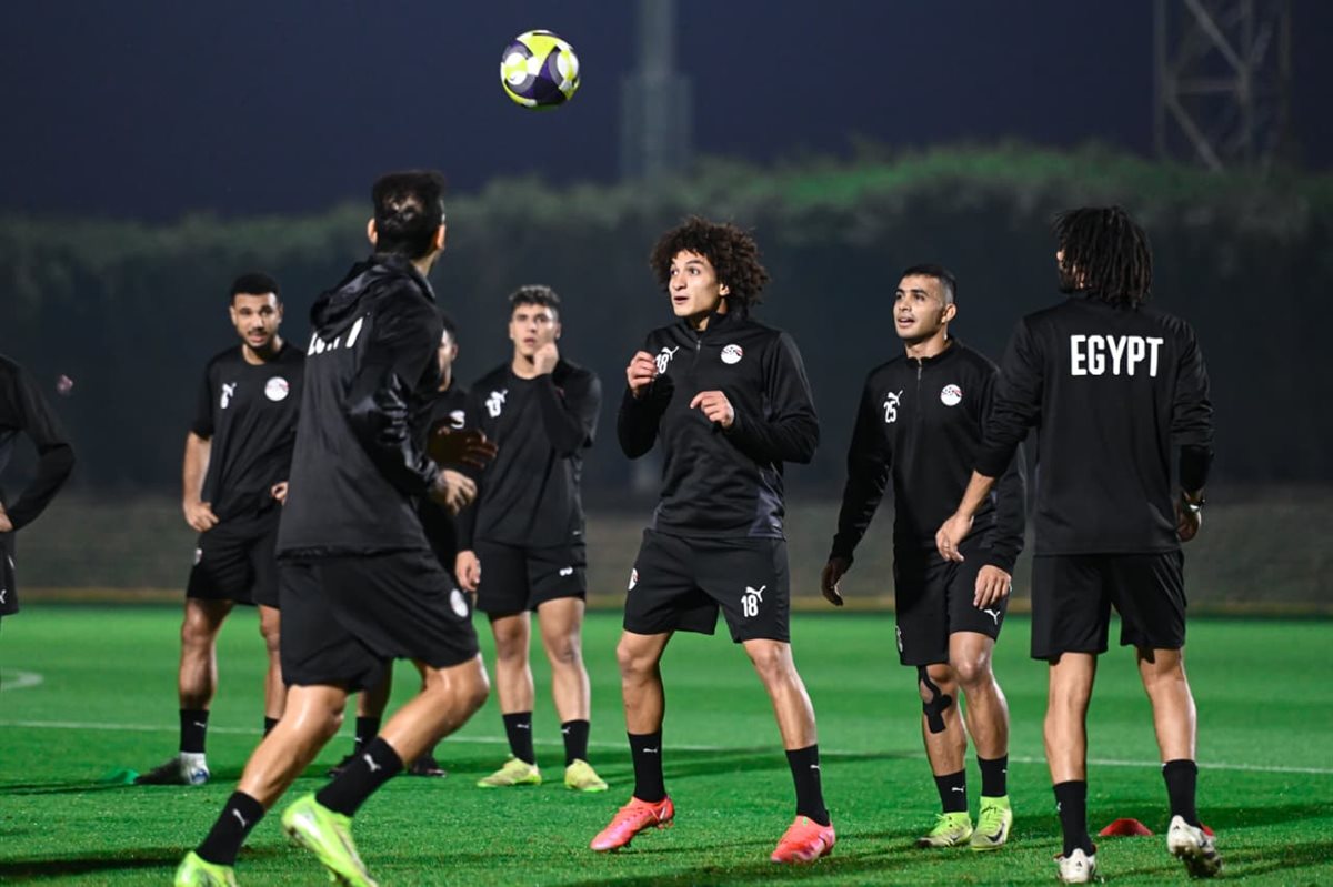 <strong>مران منتخب مصر&nbsp;</strong>