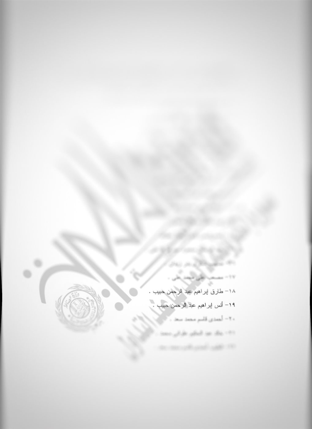 مستند رسمي يوضح إدراج &nbsp;أنس حبيب وشقيقه لمدة خمس سنوات على قوائم الإرهاب