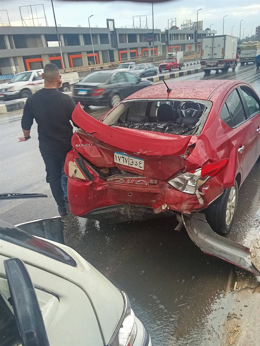 حادث على كوبري طوخ طنبشا بالمنوفية&nbsp;
