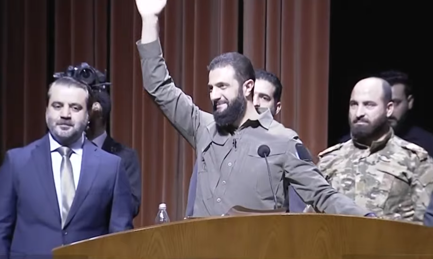 أحمد الشرع في احتفالية ذكرى التحرير&nbsp;