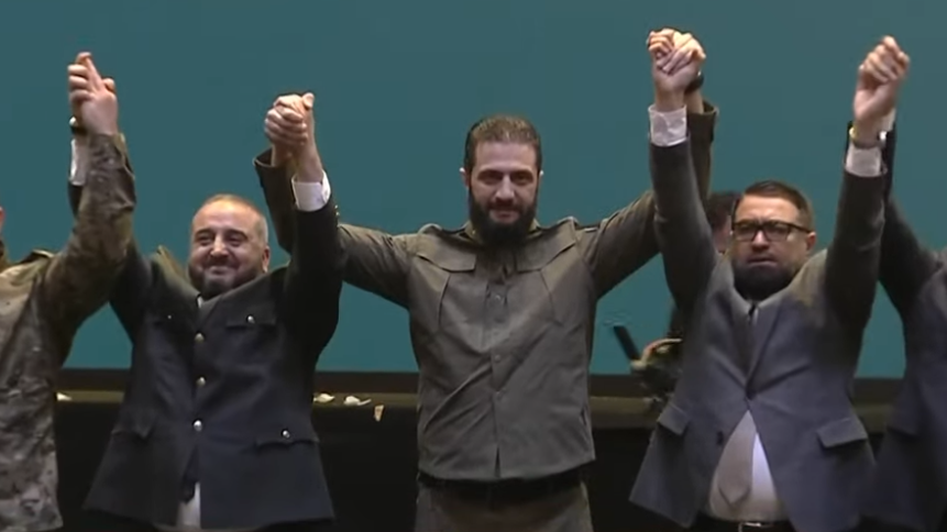 أحمد الشرع في احتفالية ذكرى التحرير&nbsp;