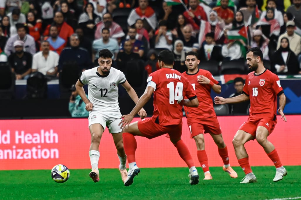 مباراة مصر والأردن في كأس العرب