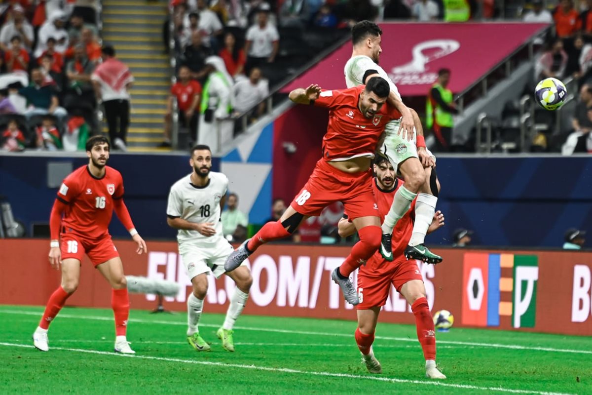مباراة مصر والأردن في كأس العرب