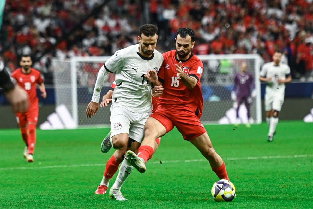 مباراة مصر والأردن في كأس العرب