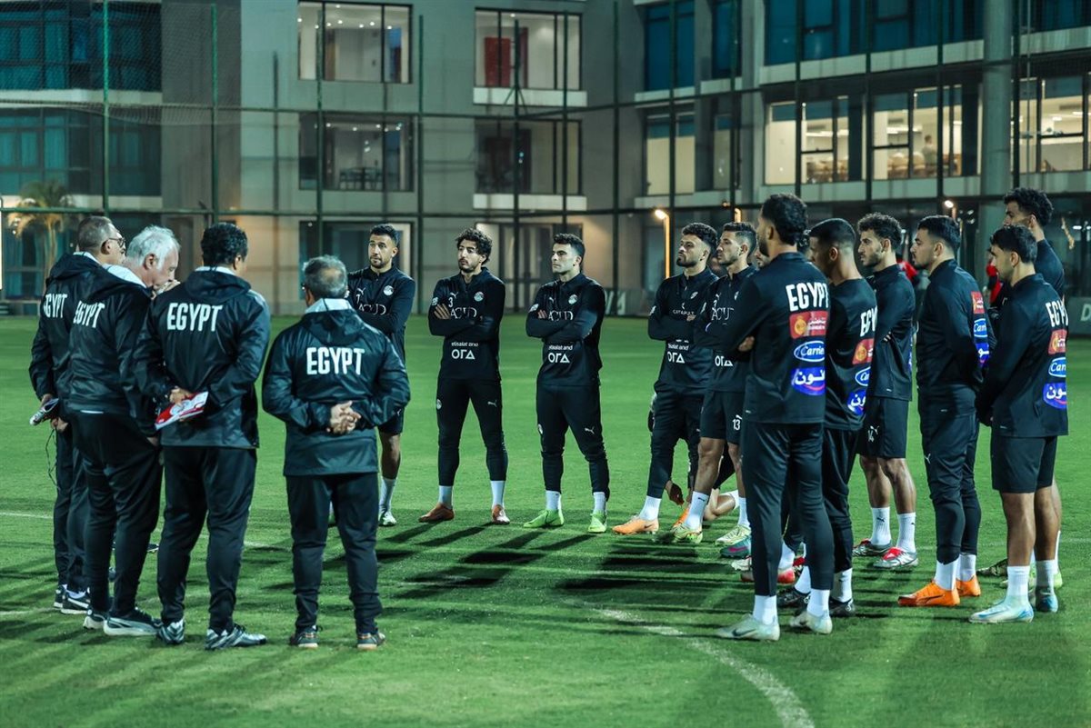 نتخب مصر يواصل تدريباته