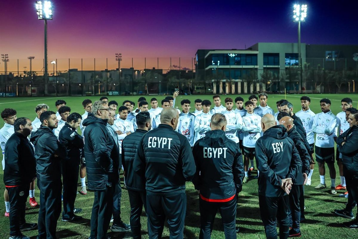 حسام حسن وإبراهيم حسن يزوران معسكر &nbsp;منتخب مصر مواليد 2007