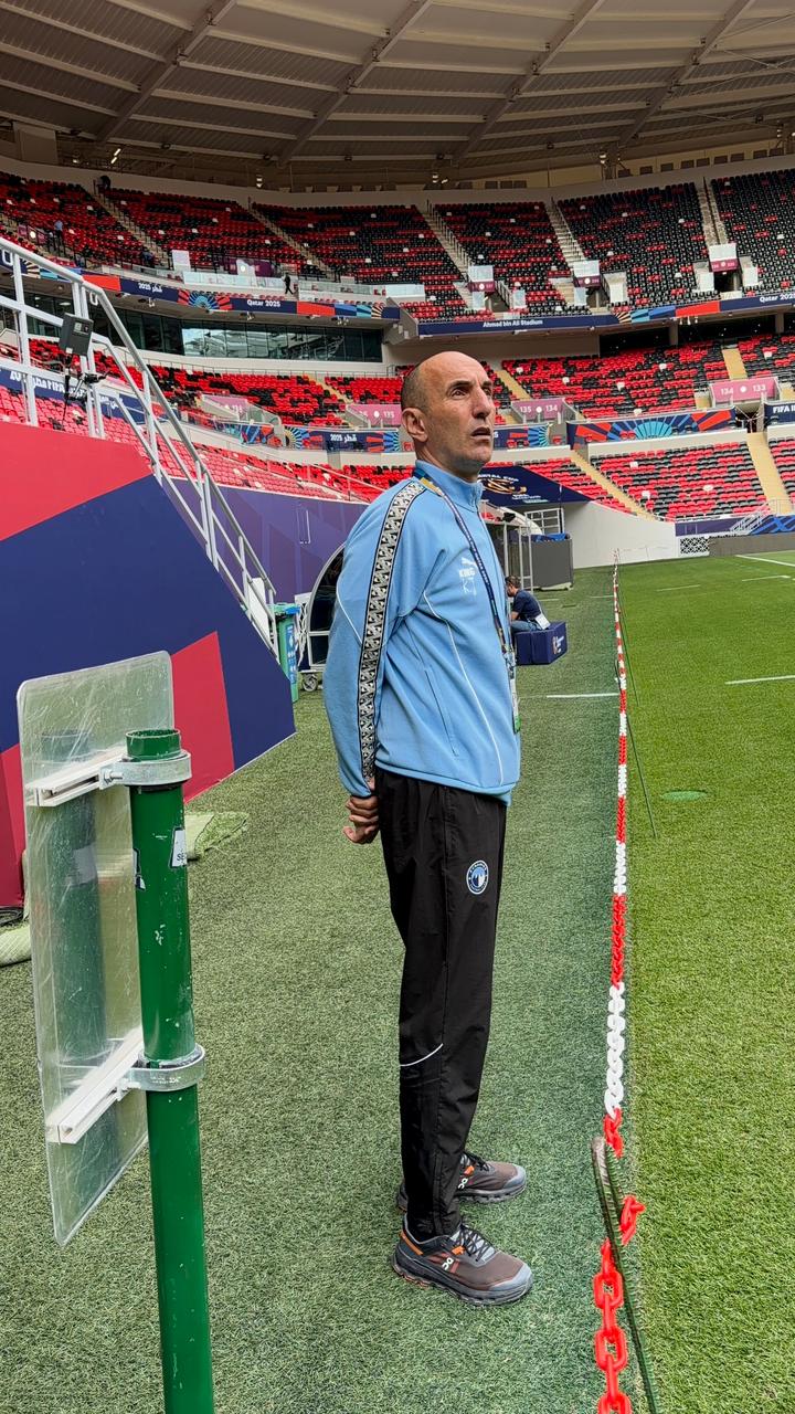 &nbsp;يورتشيتش يعاين استاد أحمد بن علي قبل مباراة بيراميدز وفلامنجو