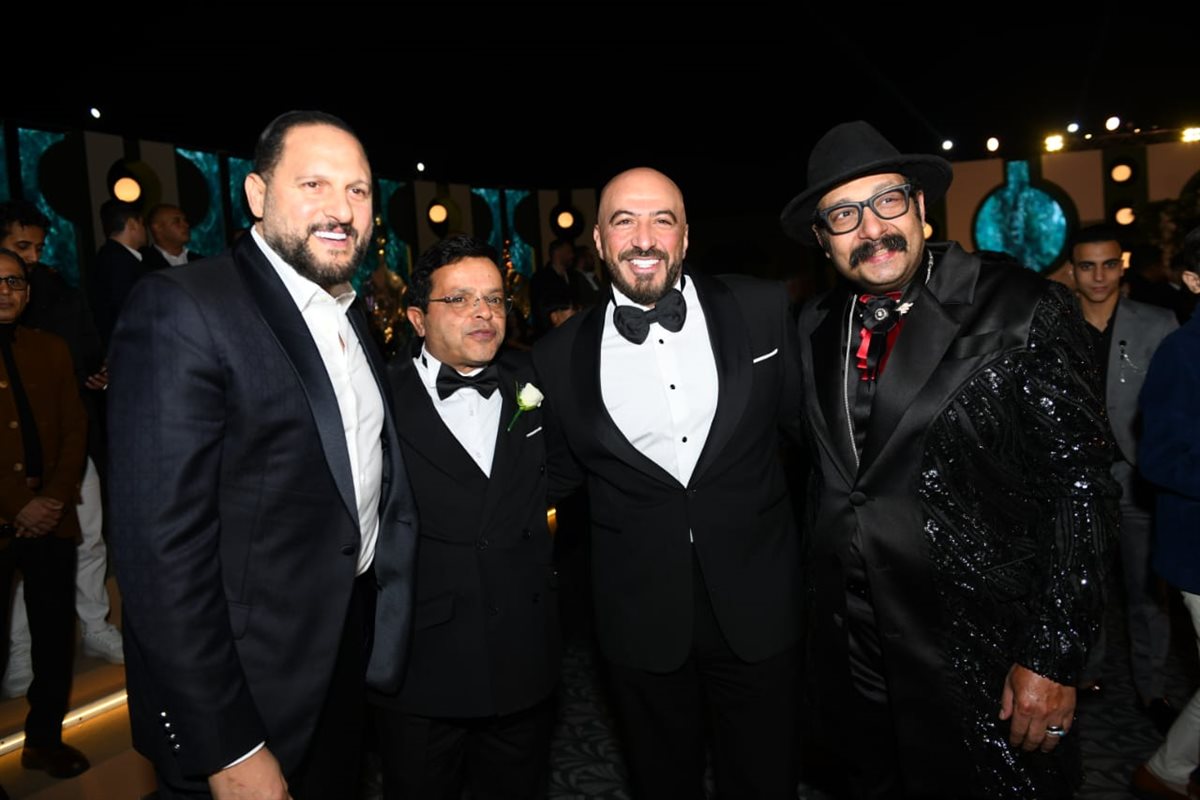 &nbsp;نجوم الفن الفن في حفل زفاف ابنة محمد هنيدي