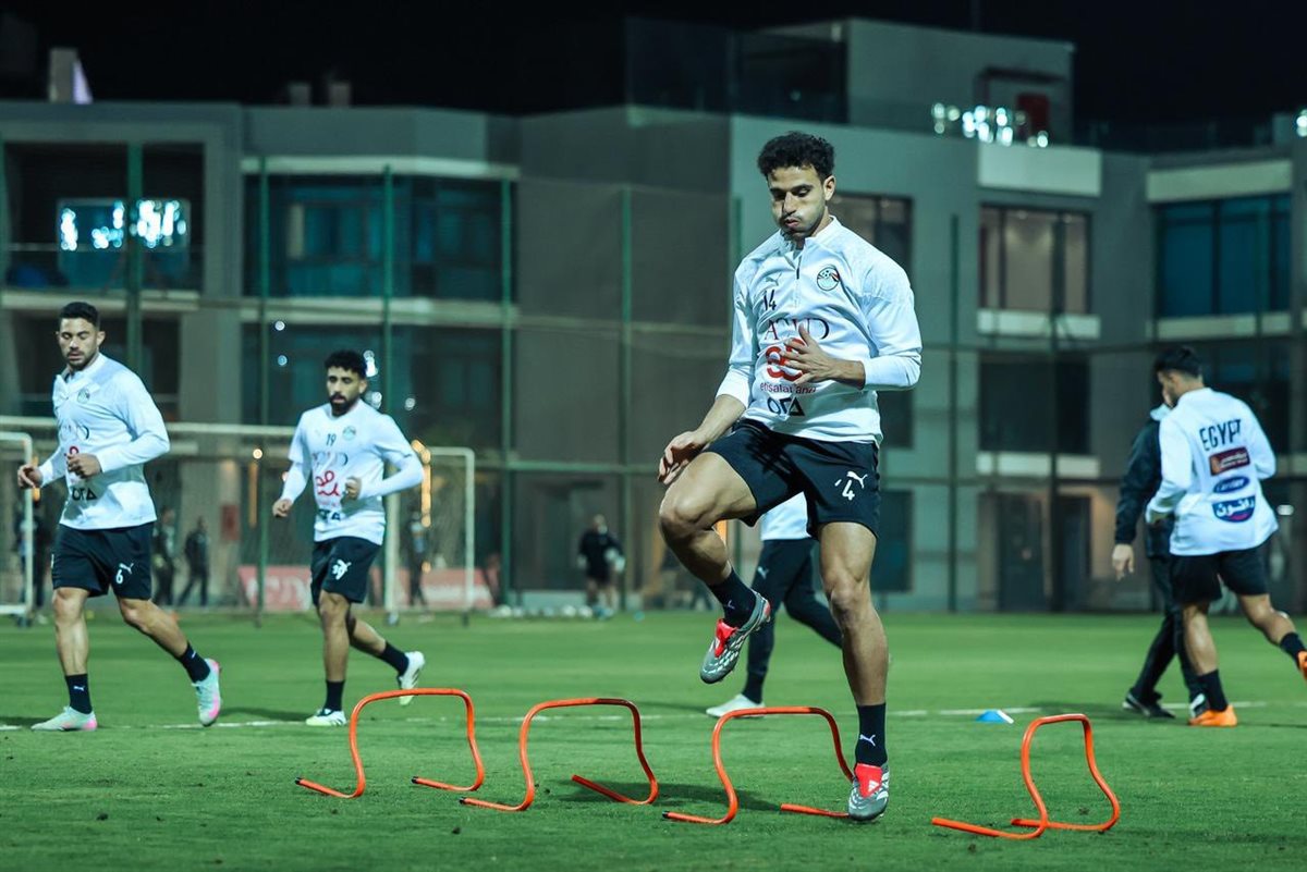 <strong>مران منتخب مصر&nbsp;</strong>