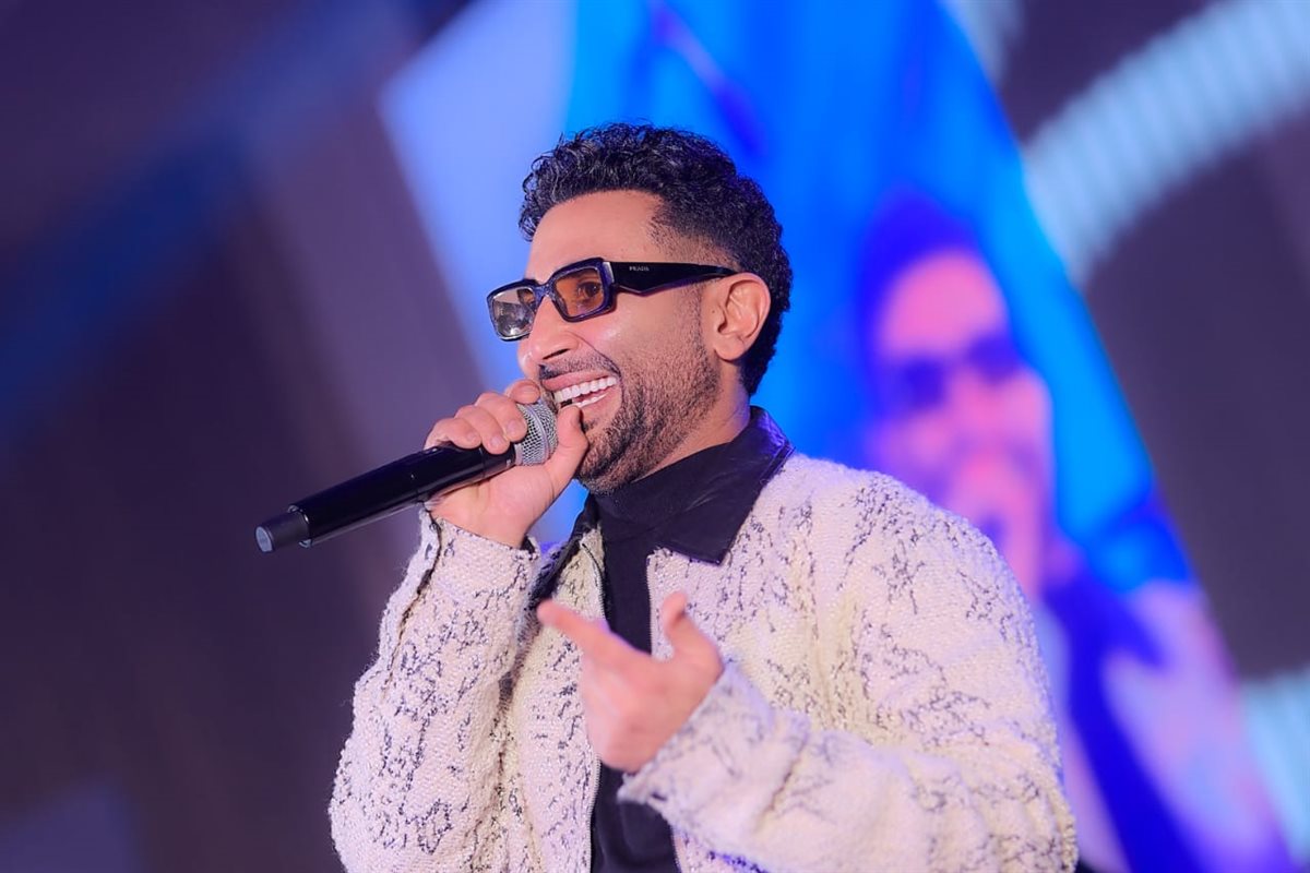 أحمد سعد في حفله الأخير بالتجمع&nbsp;