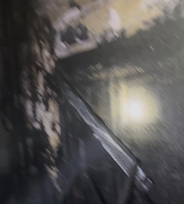 جانب من الحريق 