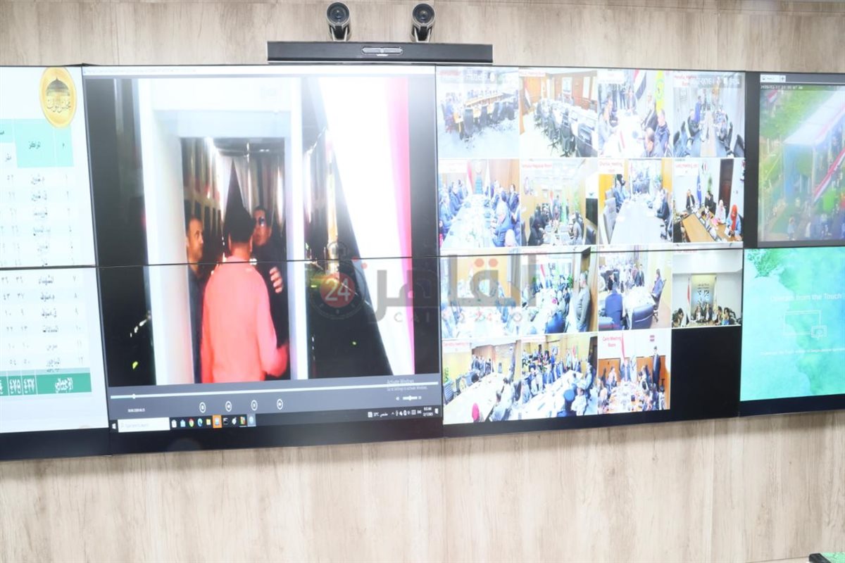 من مركز سيطرة الشبكة الوطنية.. محافظ المنوفية يتابع جولة الإعادة للنواب