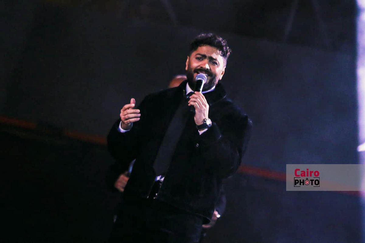 تامر حسني يشعل أجواء حفل راعي مصر بقصر عابدين&nbsp;<br>&nbsp;