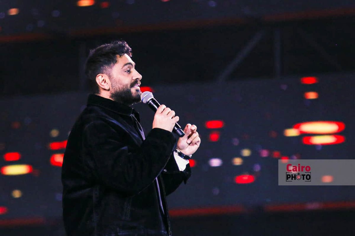 تامر حسني يشعل أجواء حفل راعي مصر بقصر عابدين&nbsp;<br>&nbsp;