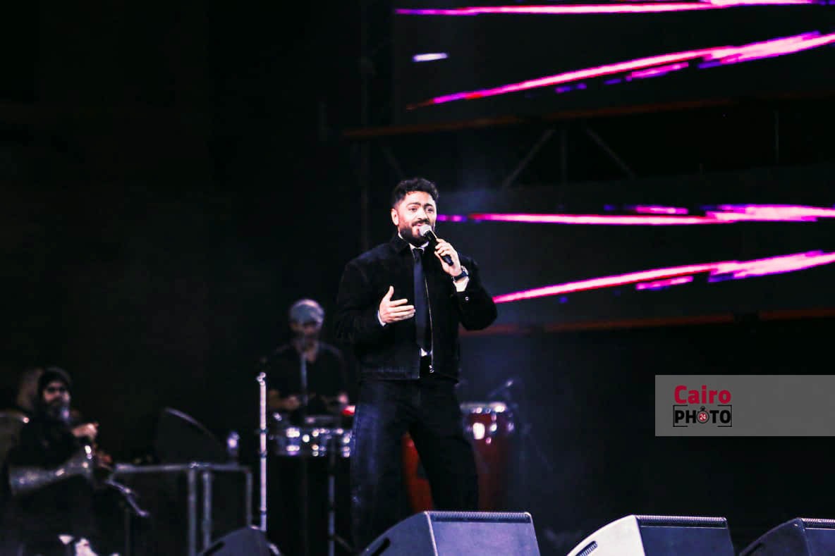 تامر حسني يشعل أجواء حفل راعي مصر بقصر عابدين&nbsp;<br>&nbsp;