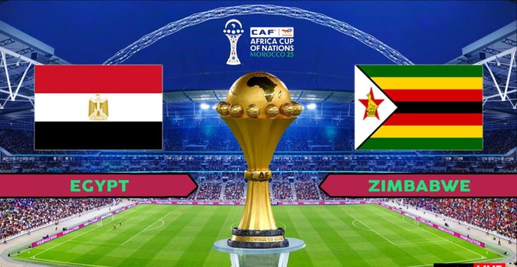 تردد القنوات الناقلة بث مباشر لـ مباراة مصر وزيمبابوي اليوم