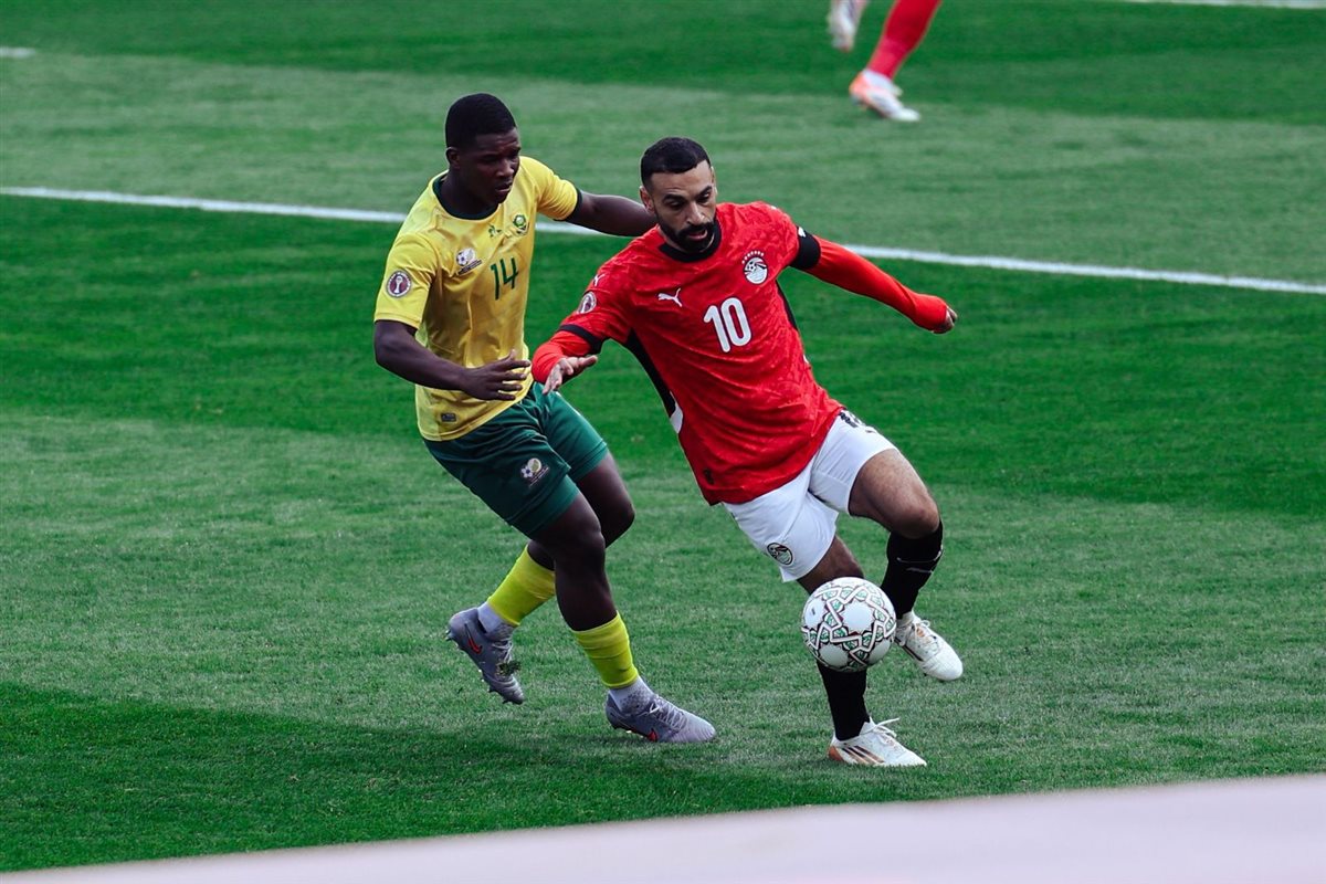 محمد صلاح من مباراة ليفربول وجنوب إفريقيا