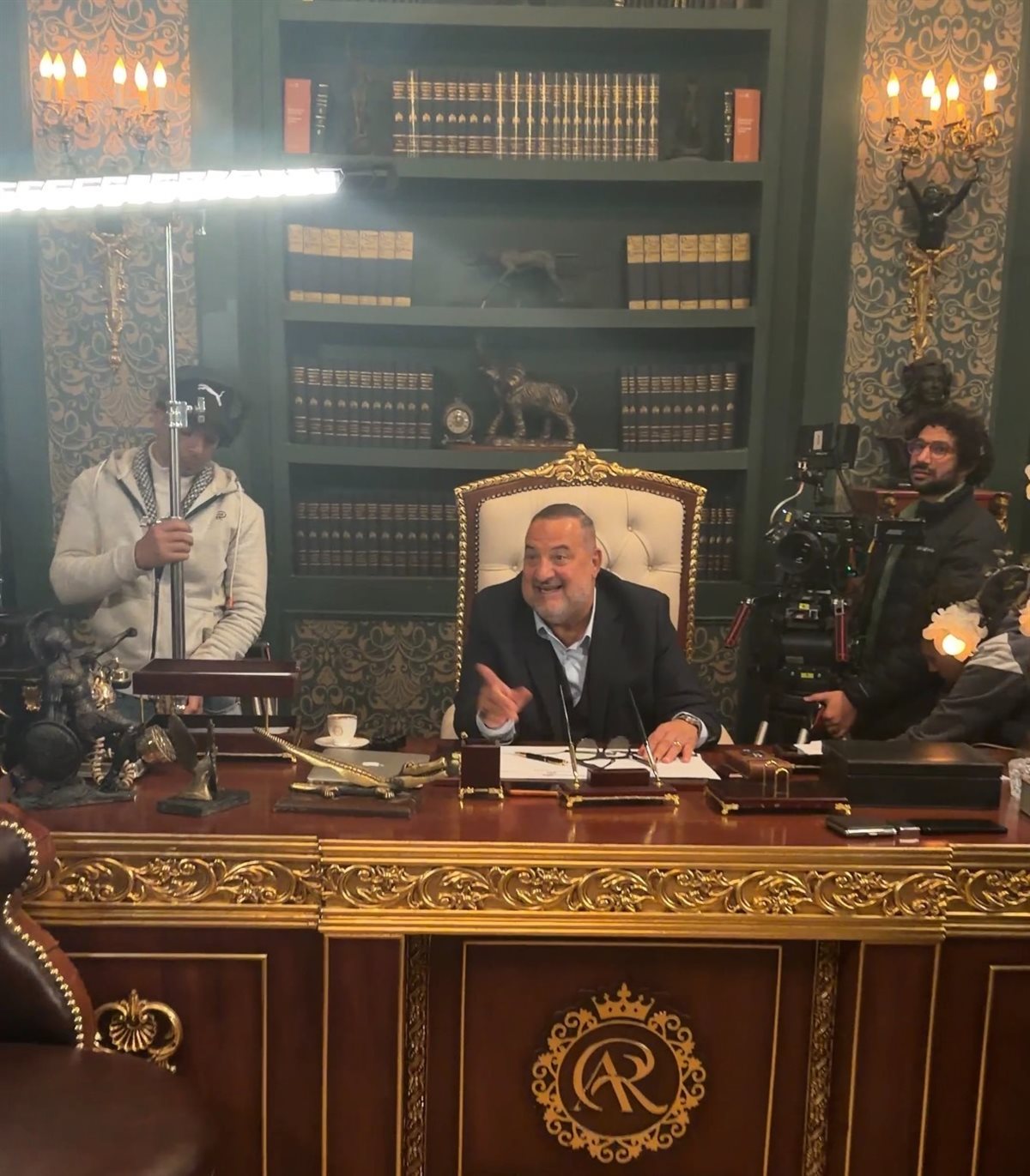 كواليس جديدة من مسلسل أولاد الراعي بطولة ماجد المصري