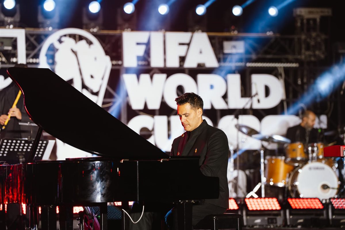 هشام خرما يُحيي حفل استقبال كأس العالم FIFA 26 في المتحف المصري الكبير&nbsp;