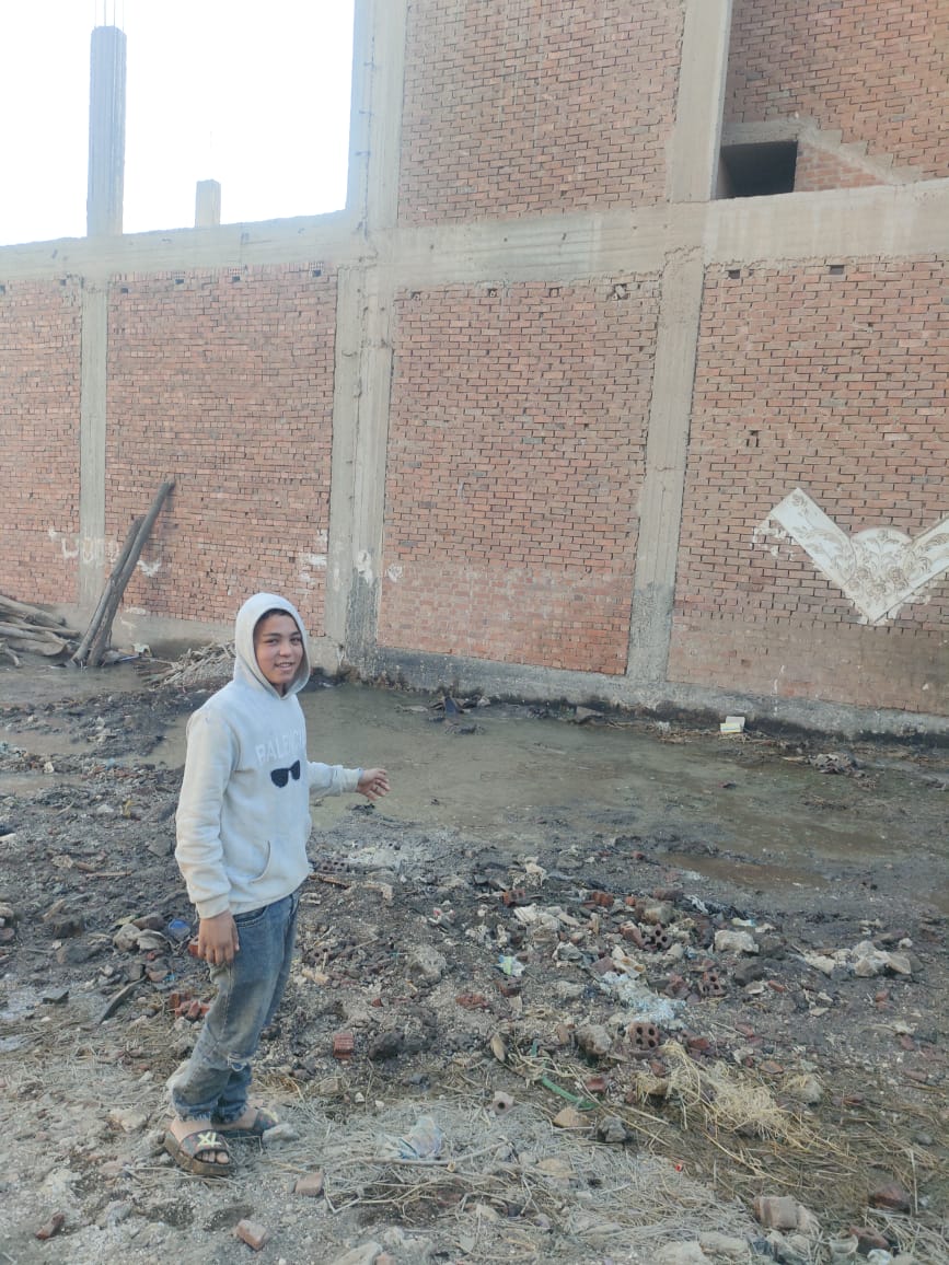 مياه غير معلومة المصدر في كفر الحمادية بالمنوفية&nbsp;