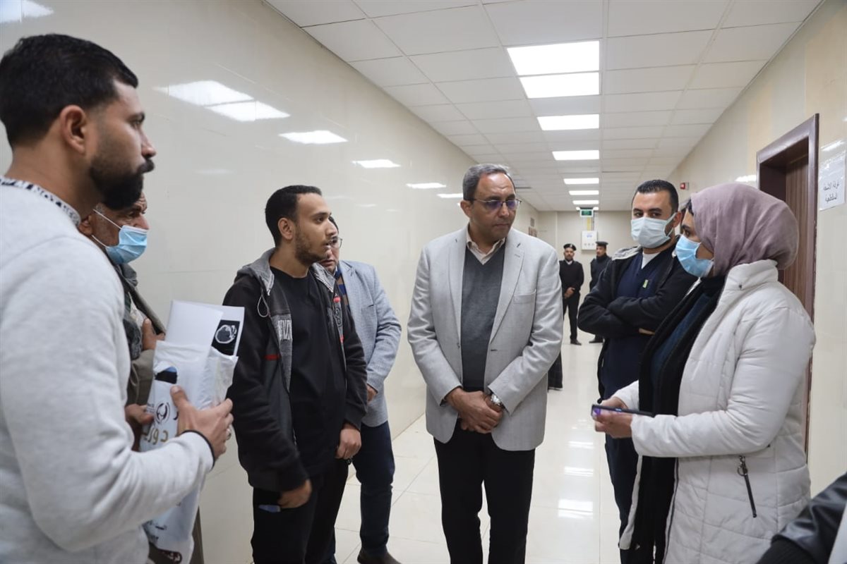 محافظ قنا يتفقد مستشفى فرشوط المركزي&nbsp;