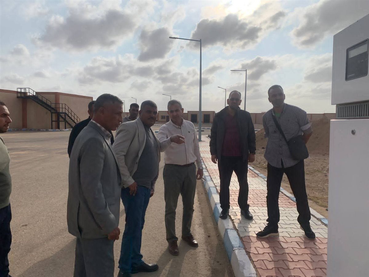 رئيس شركة مياه البحر الأحمر يتفقد محطات حلايب  وابورماد