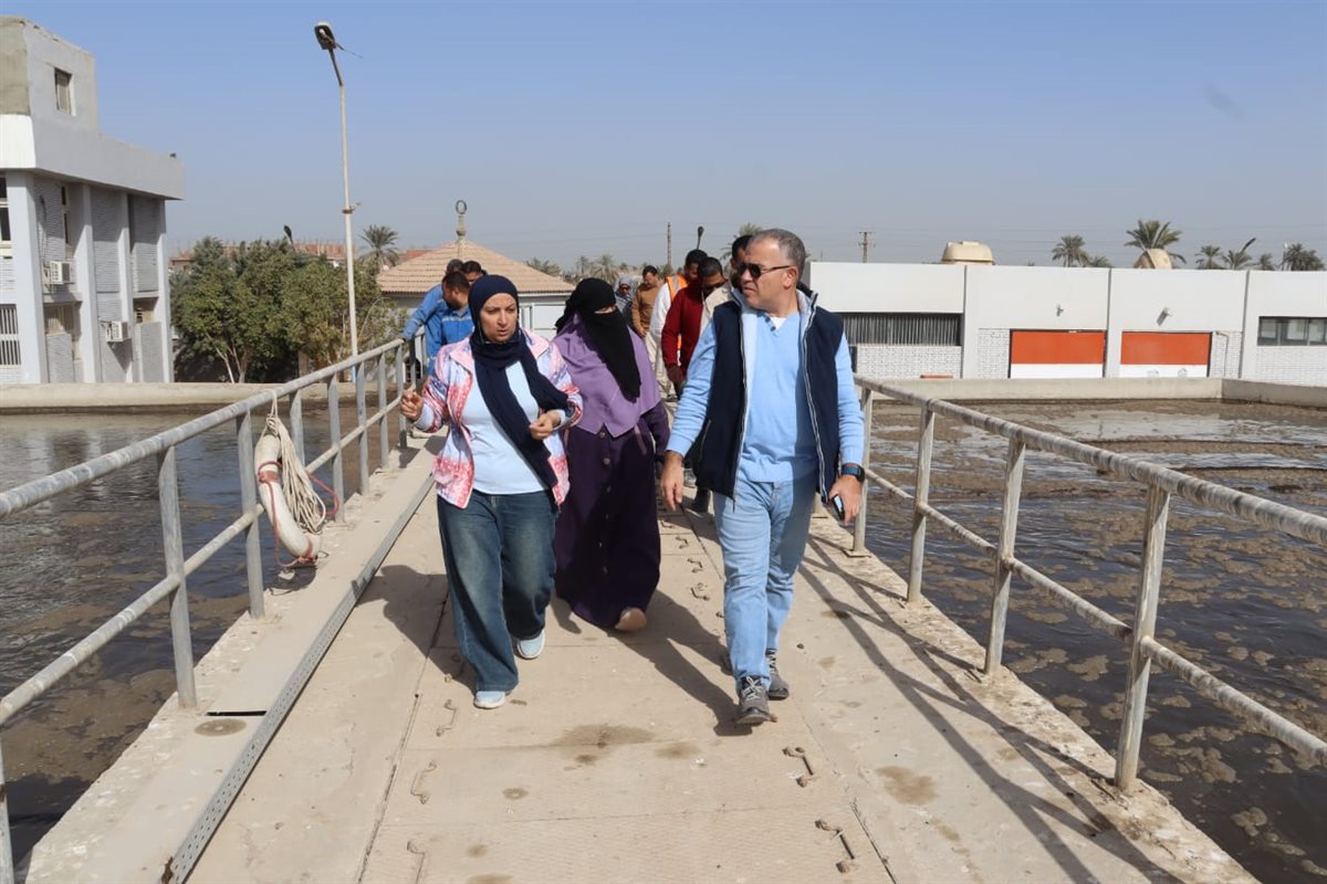 رئيس مياه الفيوم : يوجّه برفع درجة الاستعداد بمحطات معالجة الصرف الصحي