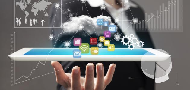 موضوع تعبير عن التكنولوجيا الرقمية