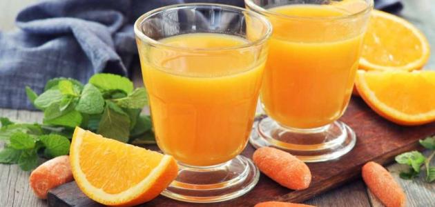فوائد عصير الجزر والبرتقال للبشرة