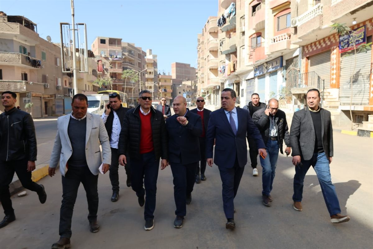 &nbsp;تطوير ورصف طريق جسر المنوات بالحوامدية&nbsp;