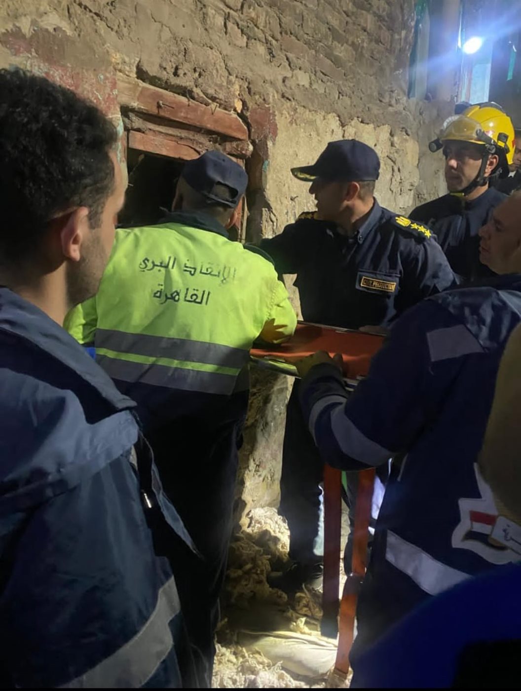 انهيار عقار بالدويقة&nbsp;
