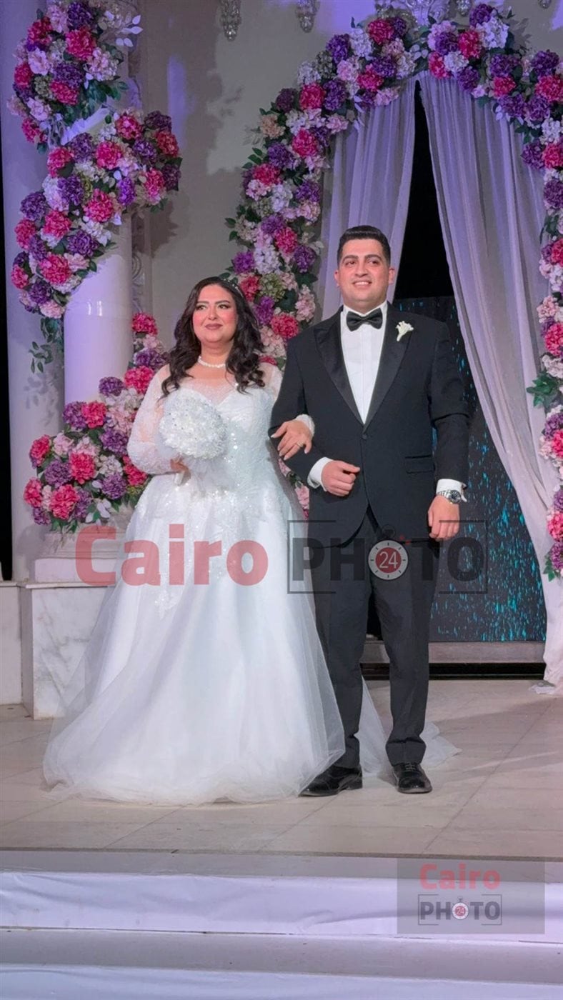 &nbsp;الصورة الأولى من حفل زفاف الفنانة دعاء رجب