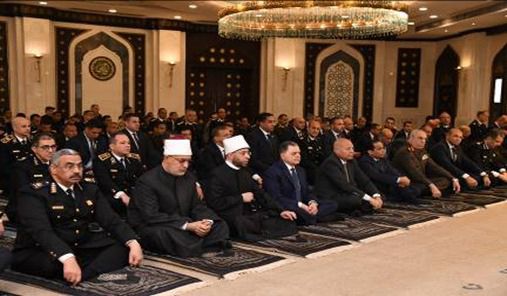 أداء صلاة الجمعة بمسجد الشرطة