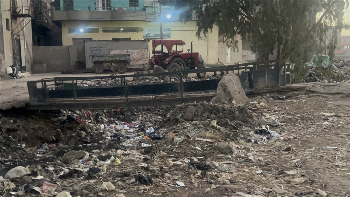 استغاثة أهالي قرية كتامة بالدقهلية من مصرف مهمل&nbsp;