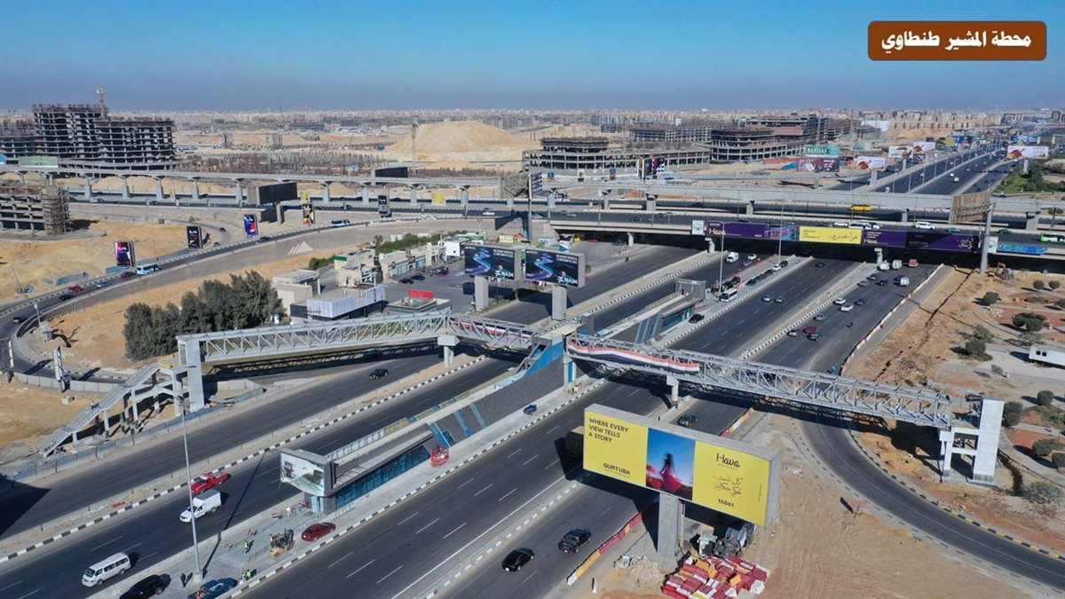 إحدى محطات المرحلة الثانية من الأتوبيس الترددي BRT