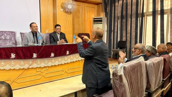 نائب رئيس جامعة الأزهر لشئون التعليم والطلاب يتفقد كلية البنات الأزهرية بطيبة الجديدة بالأقصر &nbsp;<br>&nbsp;