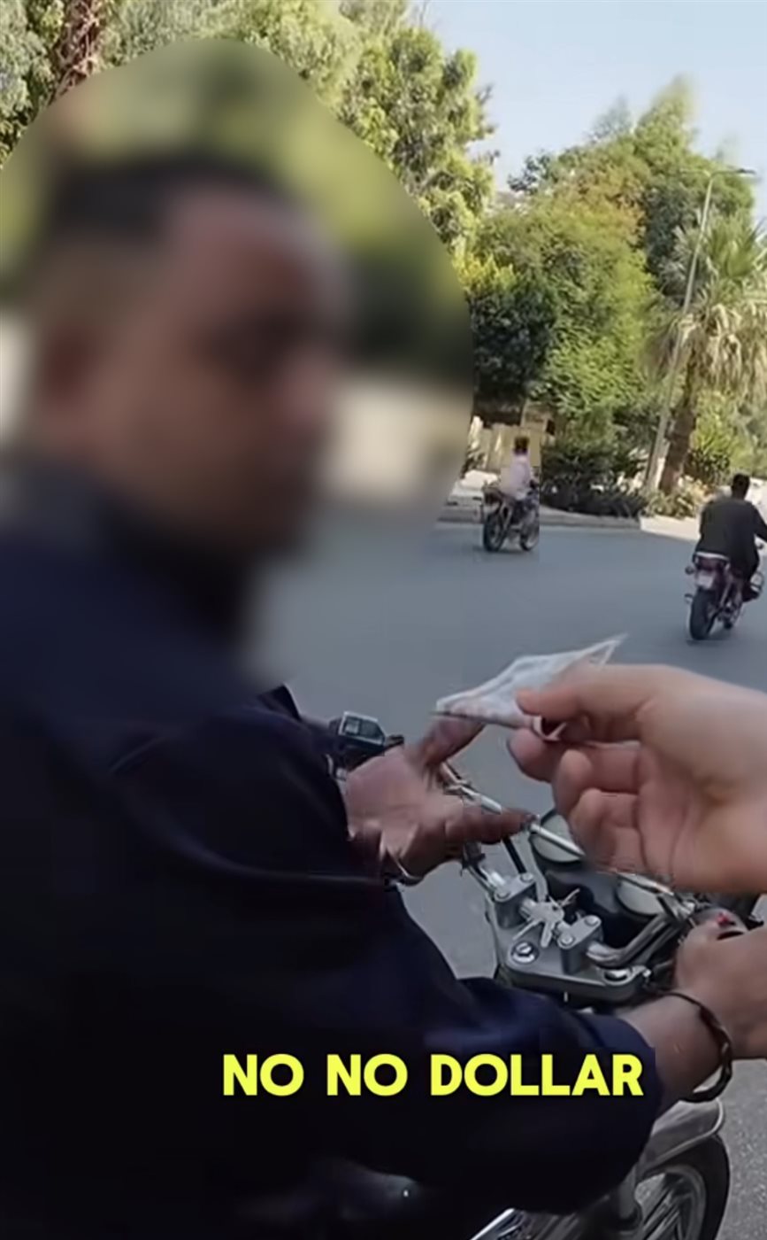 مقطع الفيديو للسائح بالأقصر عبر صفحتة على فيسبوك&nbsp;