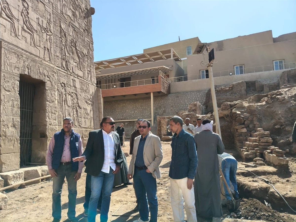 تطوير معبد خنوم بإسنا&nbsp;